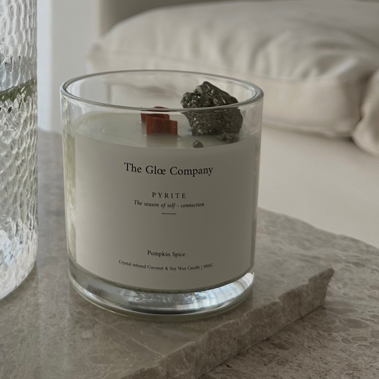 Pumpkin Spice - 400g (Crystal-Infused Candle)