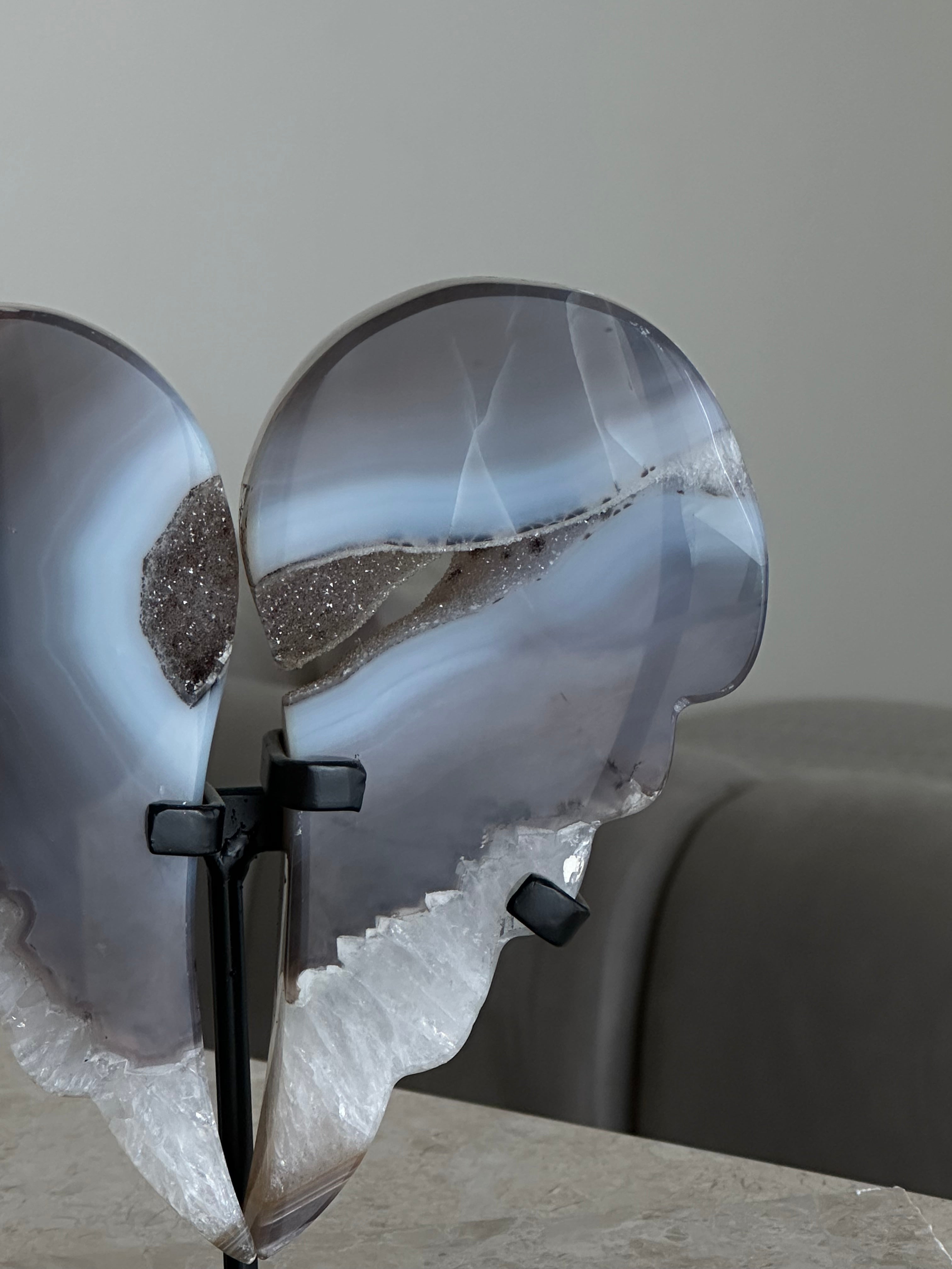 Agate Angel Wings - 1